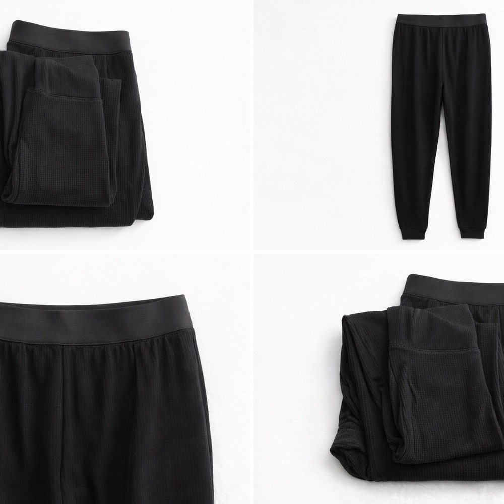 Goodfellow & Co Men's Black Thermal Pant - Picture 6 of 6